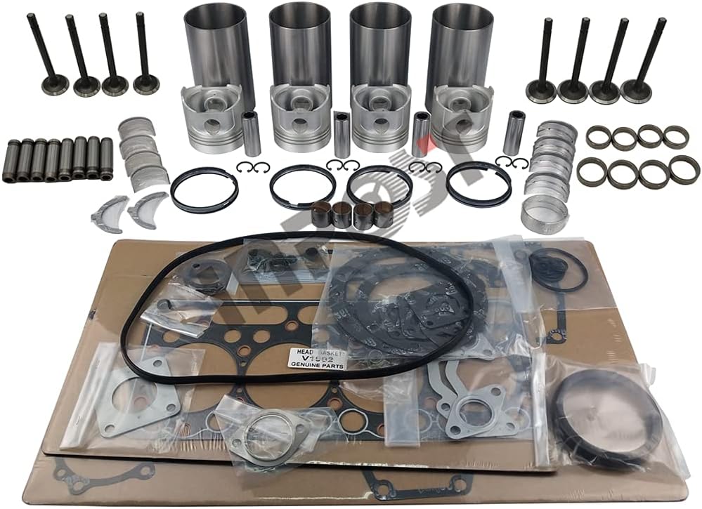 V1902 V1902-DI Overhaul Rebuild Kit STD For Kubota Engine KX101 Excavator Kubota L3350HDT L3450DT Tractor Engine Piston Gasket Set