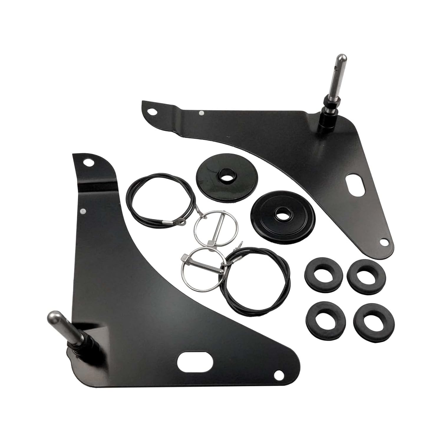 Flush Hood Latch Hood Pin Kit Compatible with Dodge