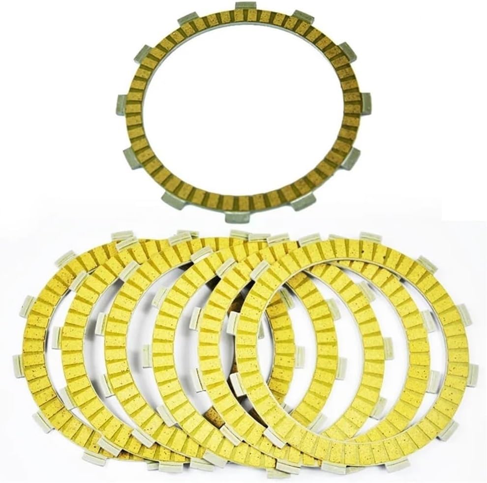 Clutch Disc Friction Plate 6+1 Pcs Motorcycle Fibrous Clutch Discs Plates For XR650R XR650 XR 650 2000-2011