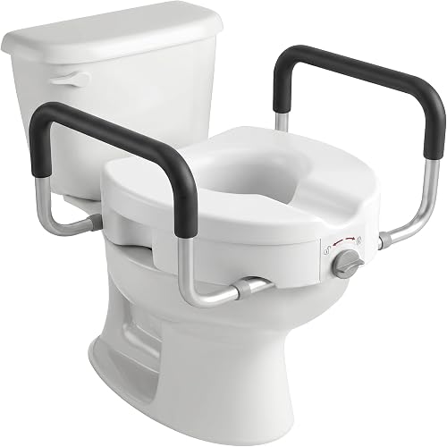 Rehausseur de Siège de Toilettes avec Poignées pour Senio HOMCOM