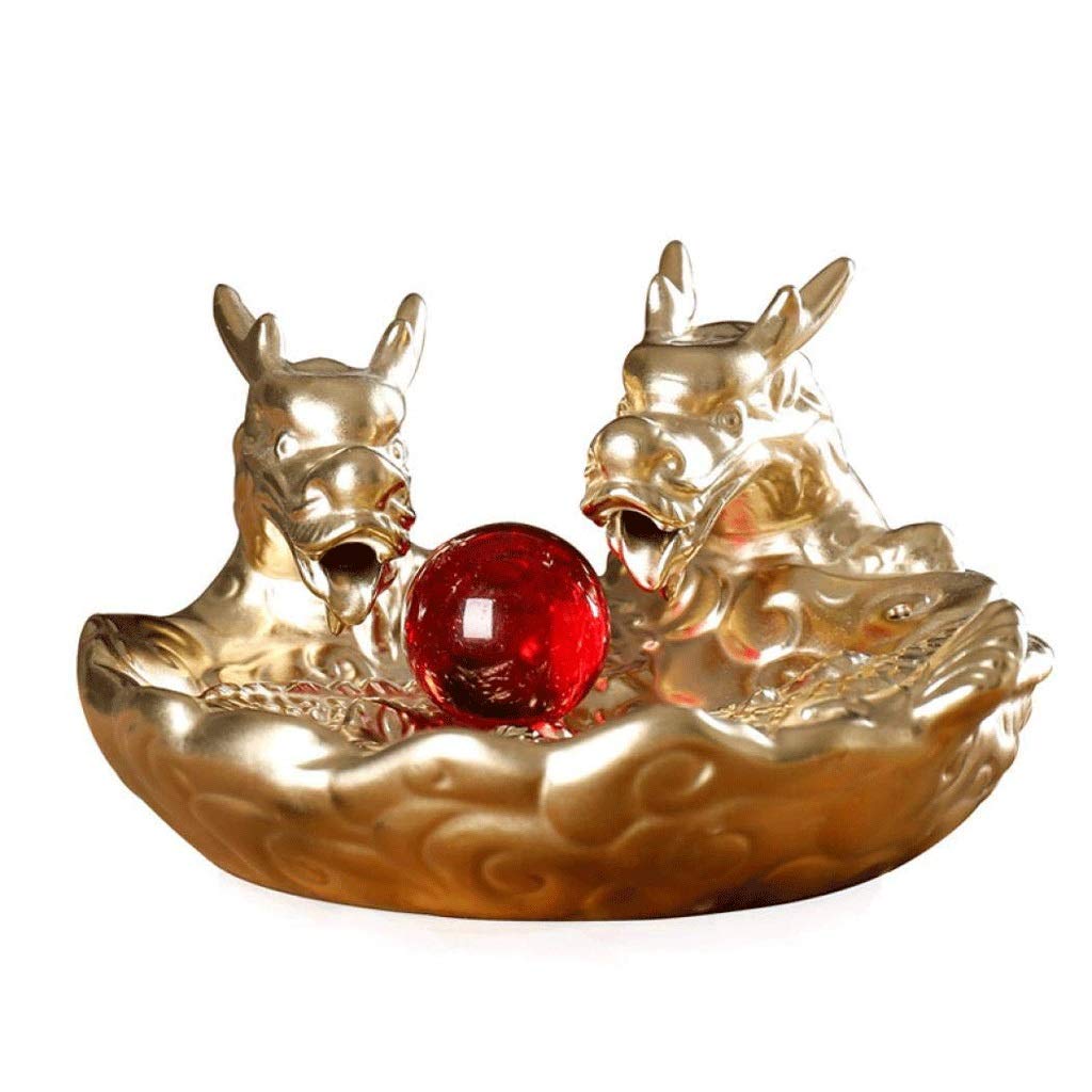 Quemador de incienso cascada con reflujo de humo para decoracion de estatuas en el hogar