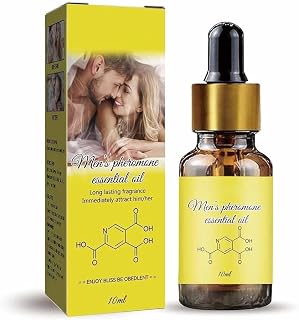 Aceite Esencial Super Feromonas, Perfume de Colonia con Feromonas de Larga Duración, Aceite Corporal Natural, Poderoso para Atraer Mujeres