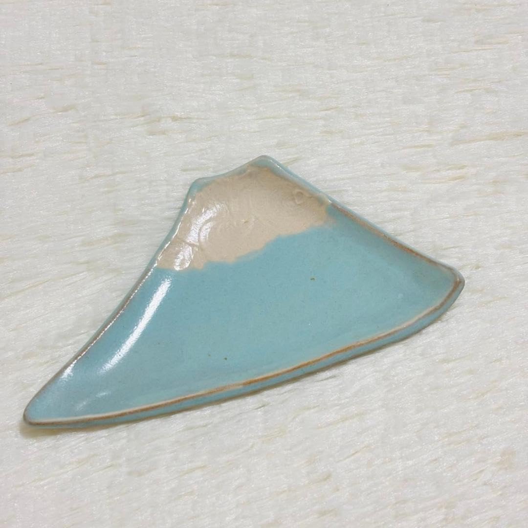 送料込【逢絢亭】茶道具 蓋置 京焼 浅黄交趾 水玉透し 永楽即全 共