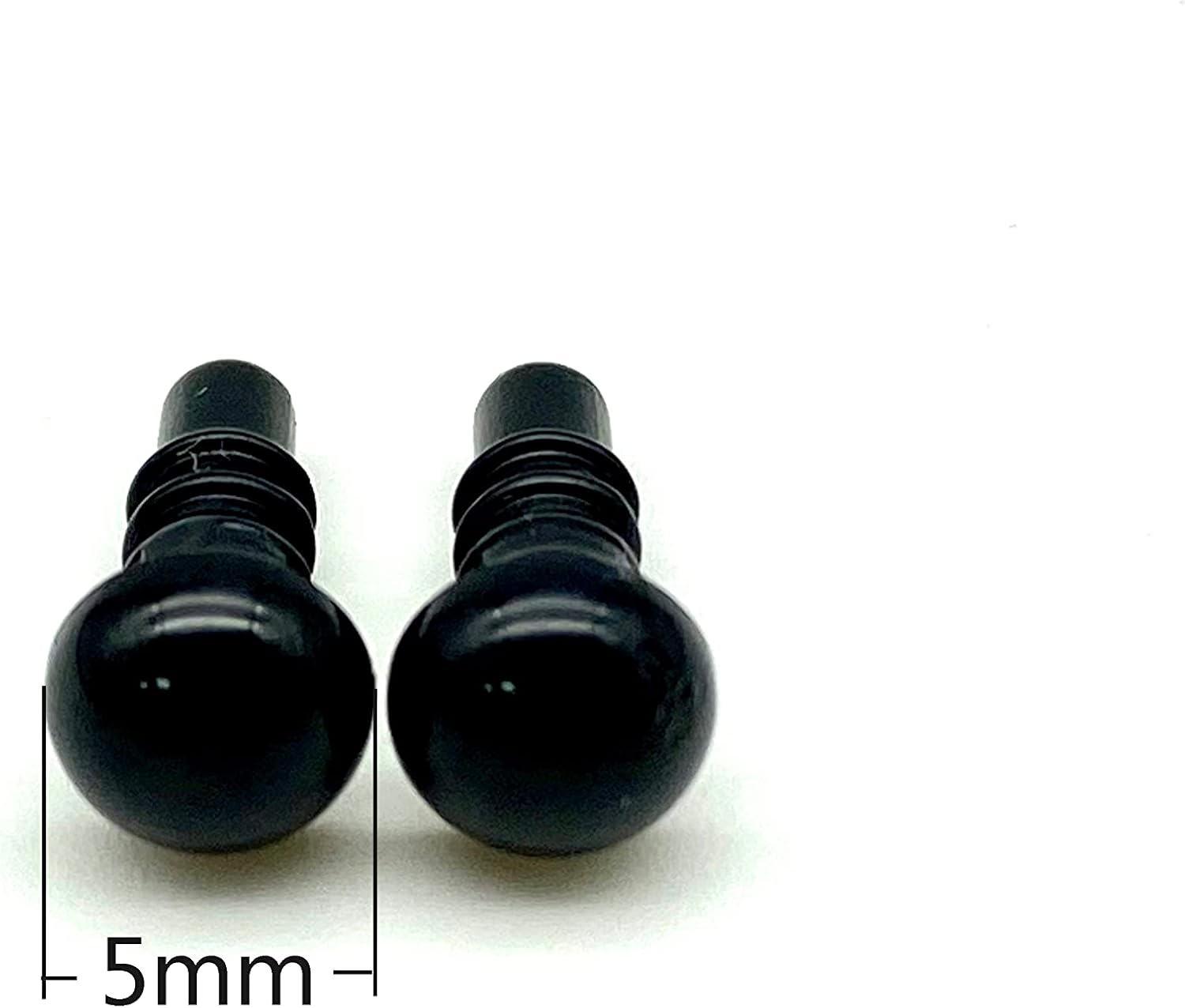 Plastic Safety Eyes with washers for Amigurumi Puppet Animal Crochet Stuffed Eyes Crafts 13/16" / 20mm 20 pcs Black EB26