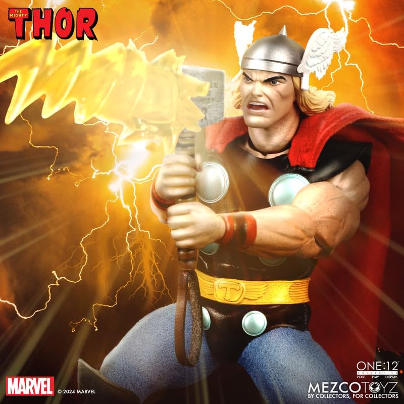 Mezco Toyz One:12 Collective Marvel Comics The Mighty Thor - Personaggio da collezione in scala 1:12