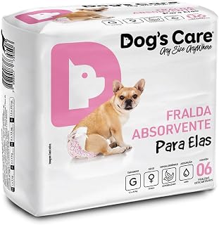 Eco Fralda Absorvente para Fêmeas - G 06 Unidades