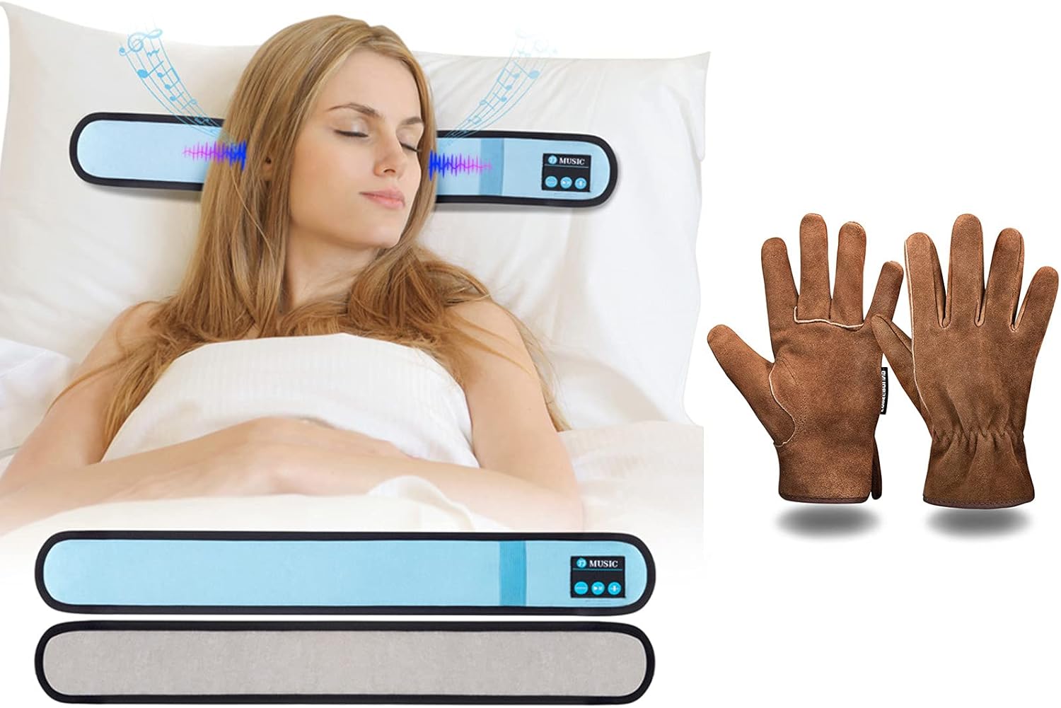 COREGROUND Pillow Speaker Bone Conduction with High Stereo