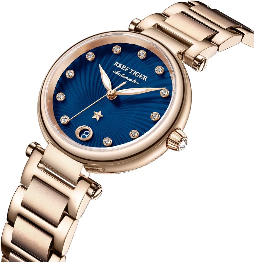 ساعت مچی زنانه ریف تایگر مدل RGA1590-PLP با بدنه استیل