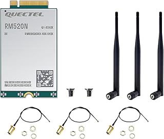 WayPonDEV RM520N-GL IoT 5G NR Sub-6G Module, 5G Mini PCIe M.2 Network Card, 5G Cellular Data Modem, Supports 5G NSA and SA Modes, GNSS Receiver, for IoT and eMBB Applications (5G RM520N-GL Module)