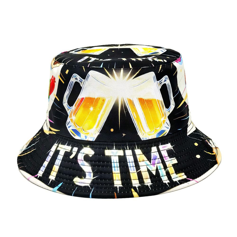 Bucket Hat for Women Men,Travel Sun Beach Cap,Unisex Fishing Outdoor Boonie