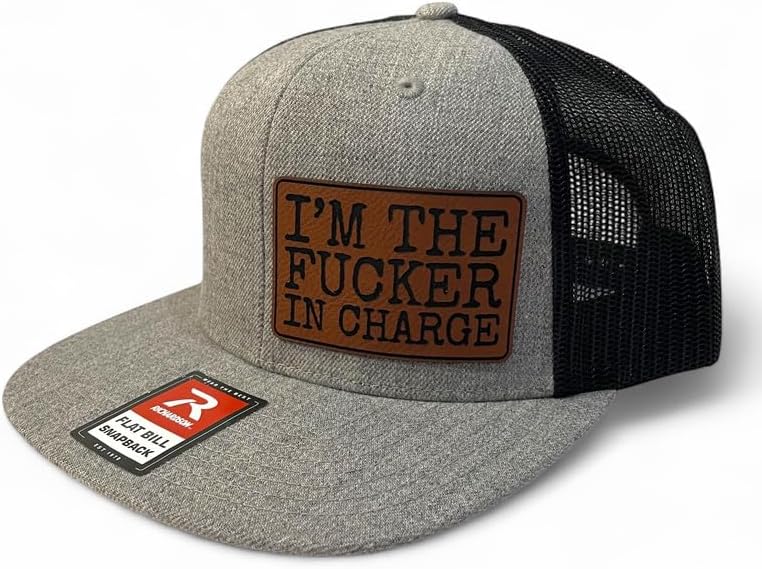 I'm The F in Charge Funny Daddy Trucker Hat