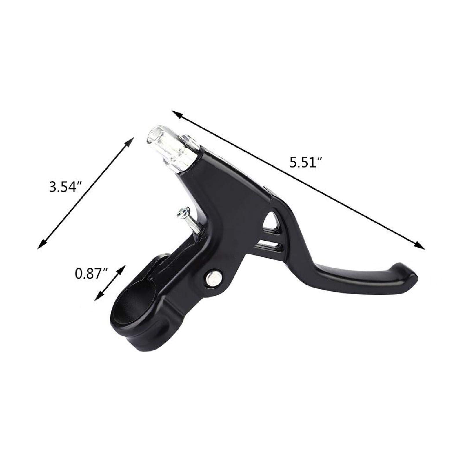 1 Paire Levier de Frein de Vélo Léger 31.8mm Frein À Main Universel Levier De Frein d'embrayage en Alliage d'aluminium Leviers de Freinage Poignée de Frein de Vélo Vélo de Route VTT