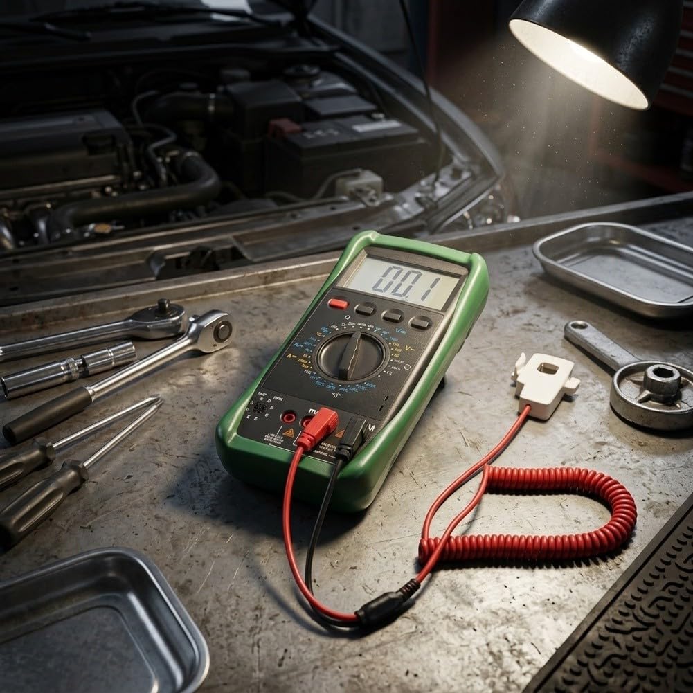 DY2201D Testeur de batterie de voiture numérique Multimètre Outil de réparation de voiture