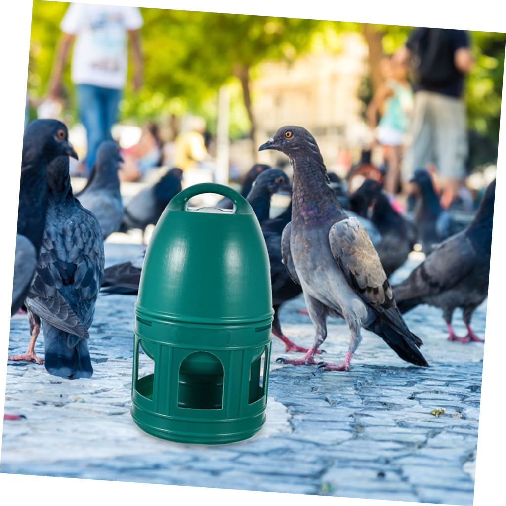 Wasserspender als Vogelkäfigzubehör für Tauben 2 Stück aus Kunststoff mit Tragbarem Design zur Wasserversorgung von Tauben und Kleinen Vögeln