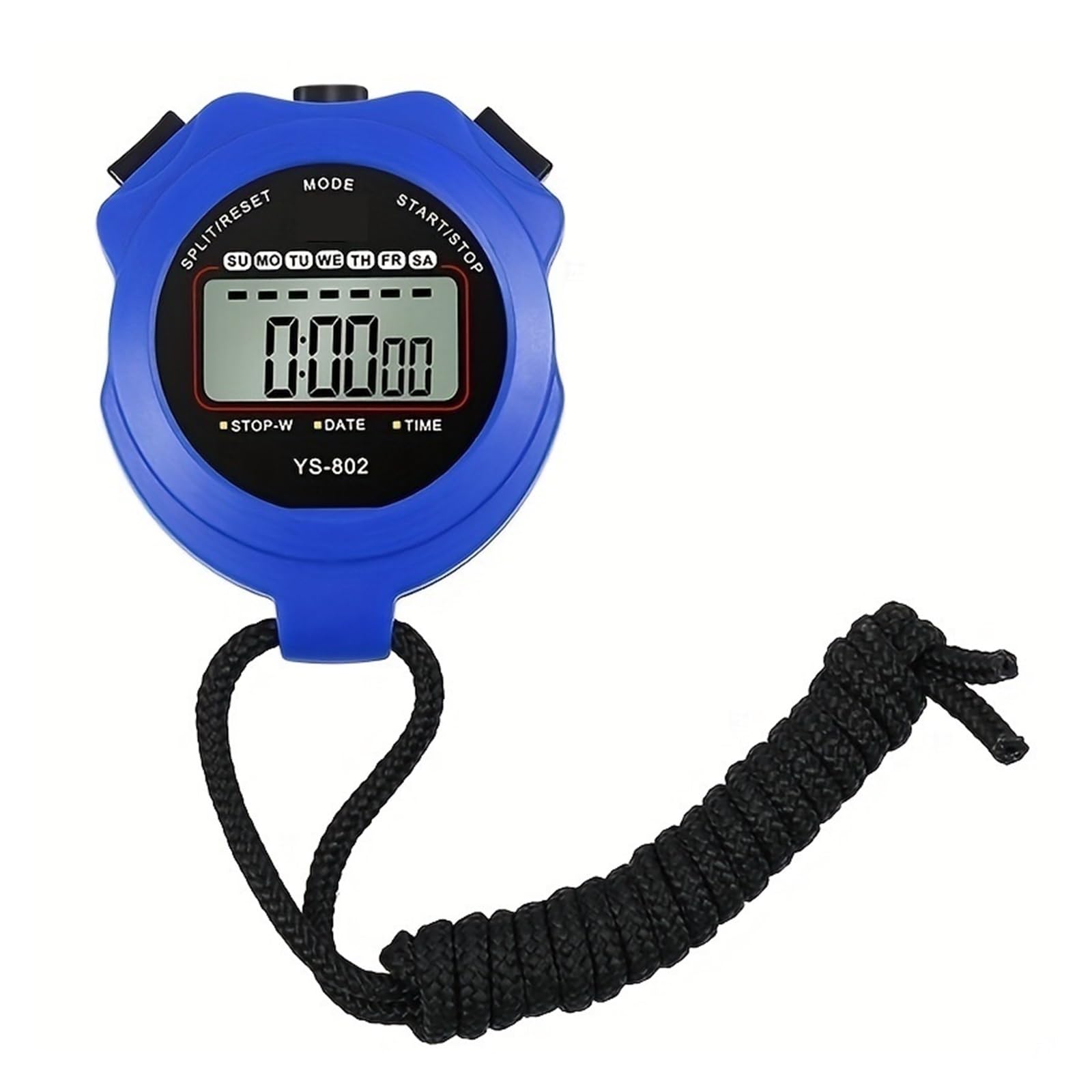 Oiujhgcds Blue Stopwatches, Stopwatch Timer Training Physical Education Teacher Track And Field Running Fitness Exercise Referee
