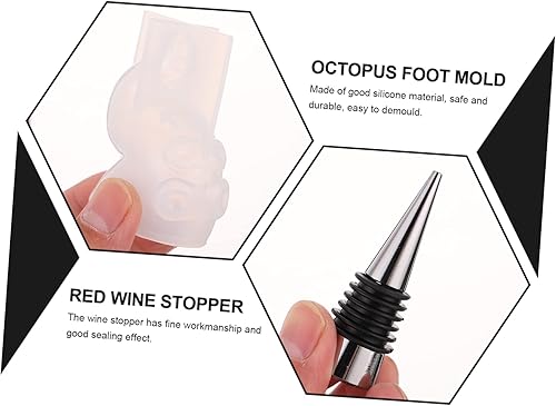 Miniatura 9 de Moldeo del tapón de la botella de los moldes del tentáculo del pulpo para el ornamento epoxi cristalino