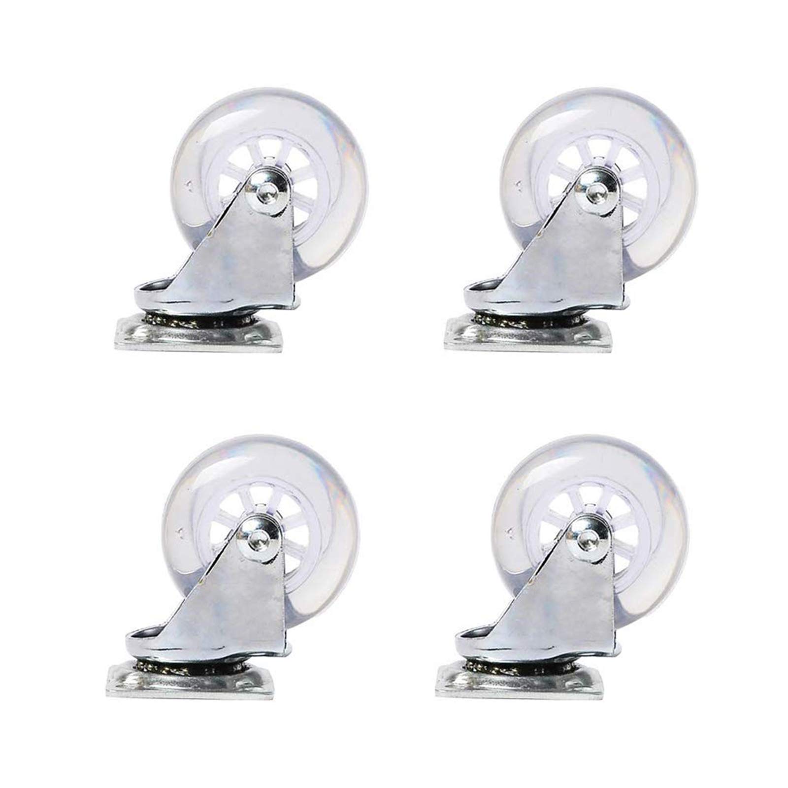 Roulette pivotante en caoutchouc 75 mm ZHAOZHAO pour stabiliser une table ou un chariot