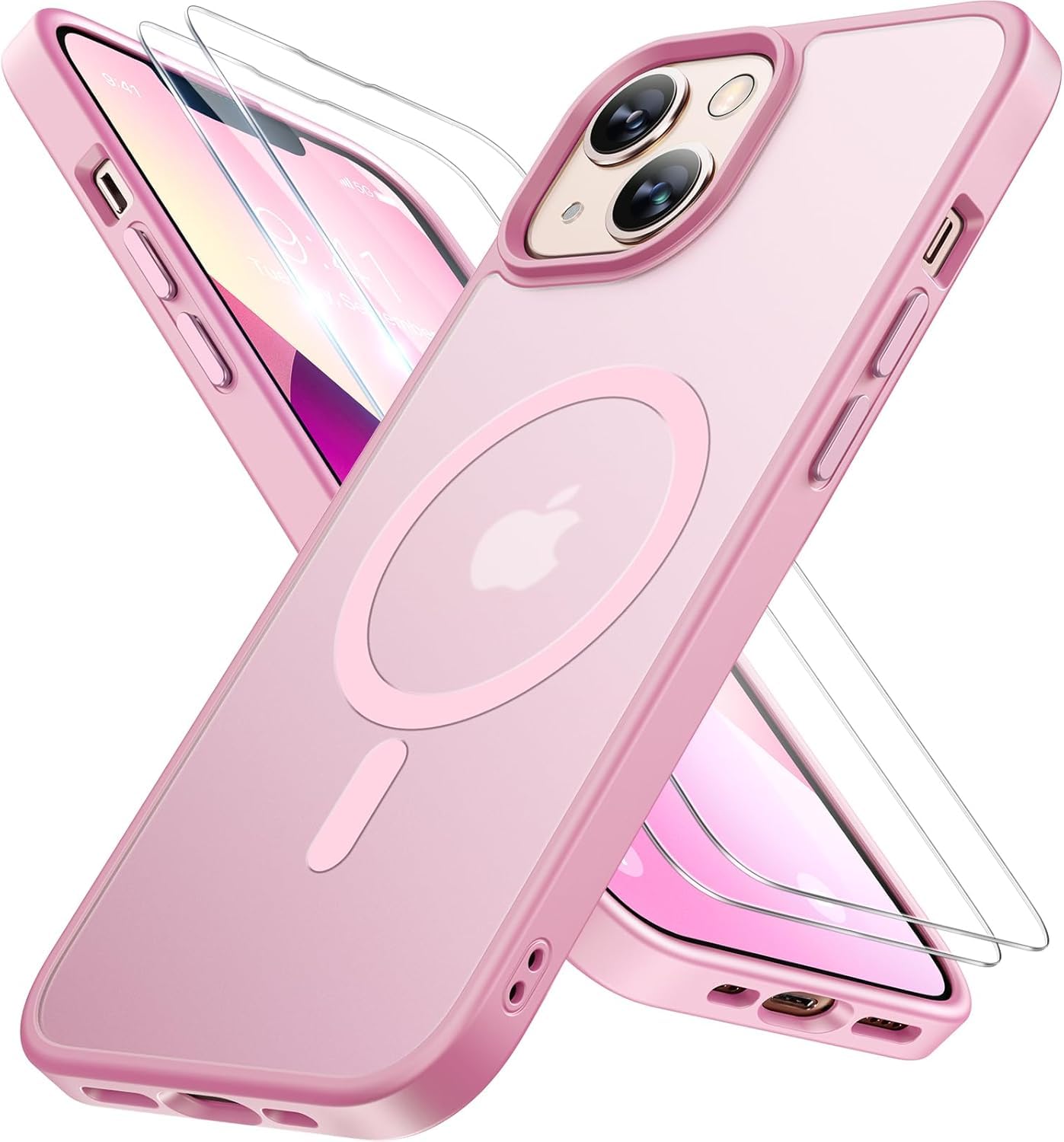 Miracase for iPhone 17 Pro Max Case with MagSafe [with 9H+Screen Protector] Military-Grade Protection Shockproof Scratch-Resistant with Velvet Touch for iPhone 17 Pro Max Cover 6.9", Matte-Deep-Blue — view 97