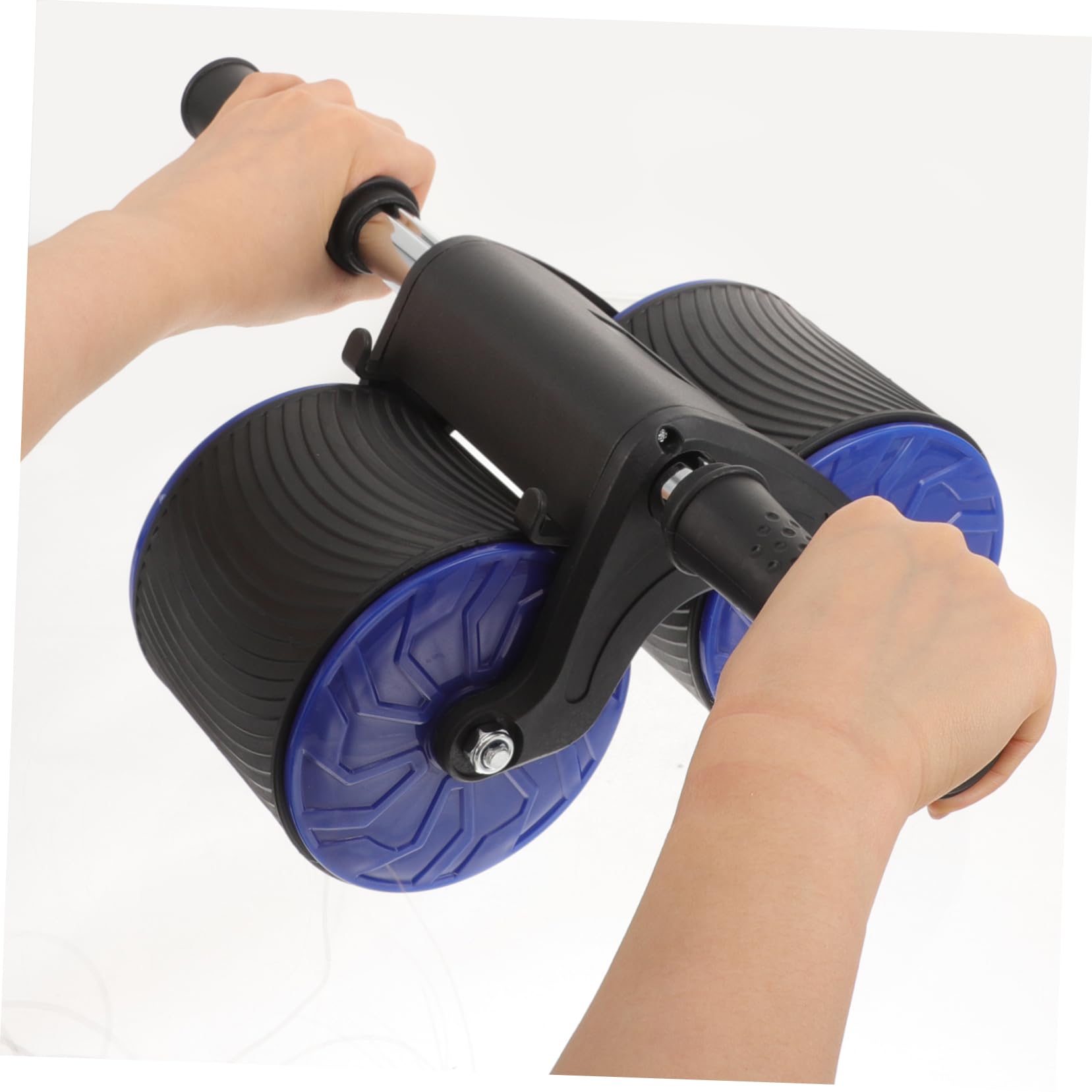 POPETPOP Ruota Addominale Fitness Con Due Rotelle Per Allenamento Muscolare Addominale e Gambe Attrezzo Per Yoga e Esercizi Fisici Casa Realizzato Con Tecnologia Professionale Per Durata