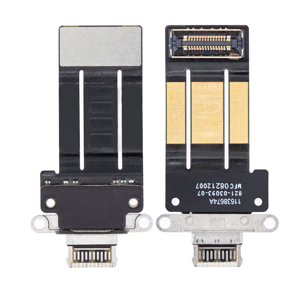 ePartSolution Replacement for iPad Pro 11 3rd Gen A2377 USB Charger Charging Port Dock Connector Flex Cable USA (Sliver)