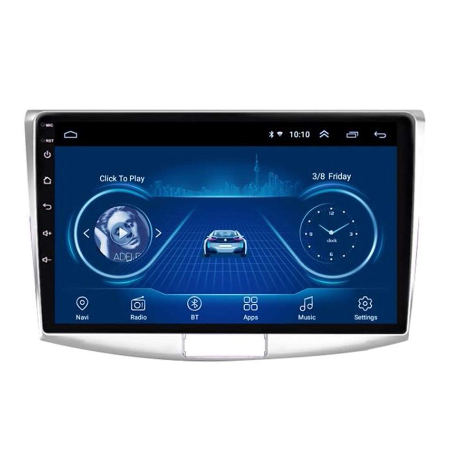 Navegación GPS para coche con pantalla de 10.1 pulgadas y control de volante