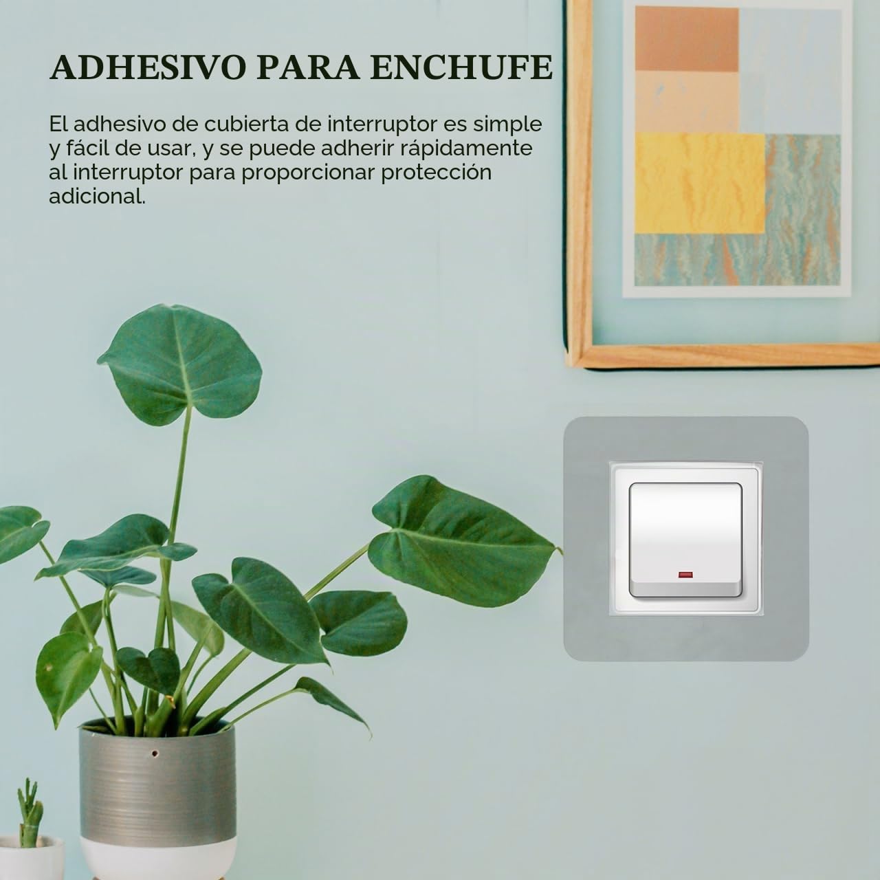 UKCOCO 5 Piezas Cubierta Protectora para Interruptores: Placas Acrílico Transparentes Elegantes y Prácticas - Para Pared, Enchufes, Dormitorio y Salón, Fácil Montaje y Contra Suciedad