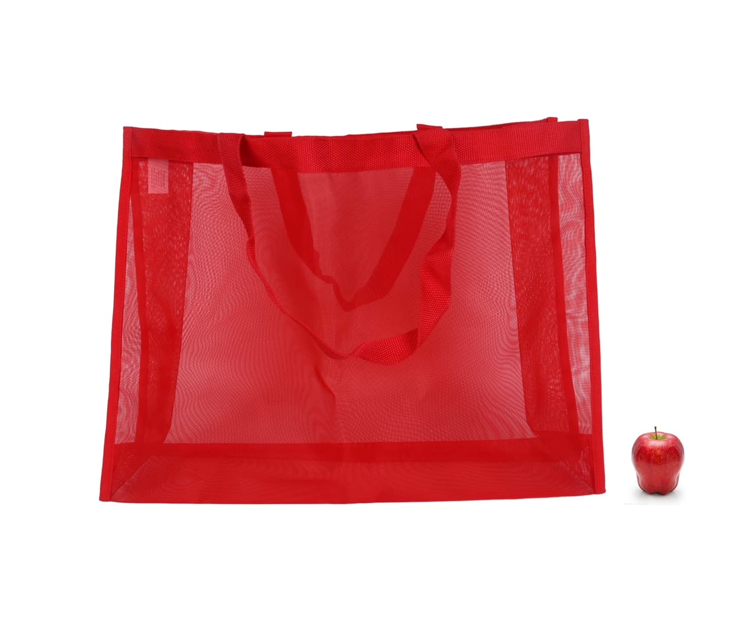 Amazon.com: Funiverse Bulk 5 Pack of Jumbo Mesh Tote Grocery Beach