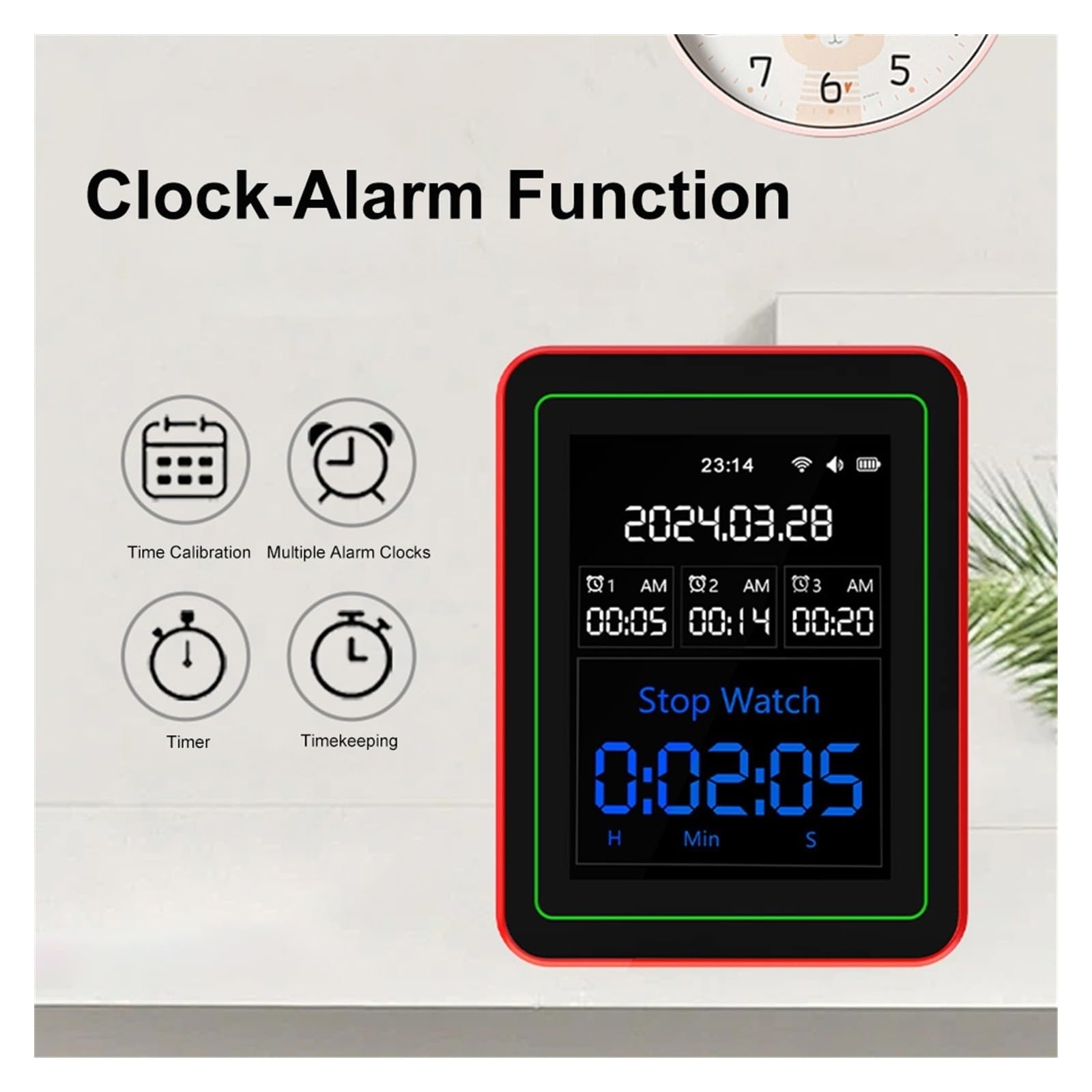 Air Quality Monitor, Rilevatore Di Qualità 'aria WiFi 15 In 1 CO CO2 PM0.3 PM1.0 PM2.5 PM10 Tester Portatile Misuratore Umidità A Temperatura(WHITE)