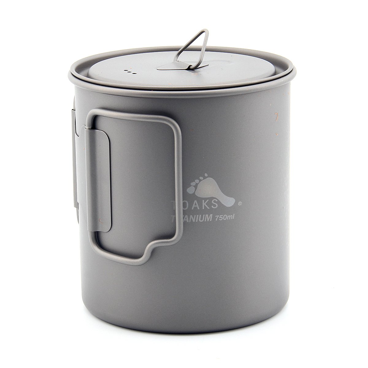 TOAKS Taza de titanio ultraligera portátil para agua (750 ml y 450 ml)