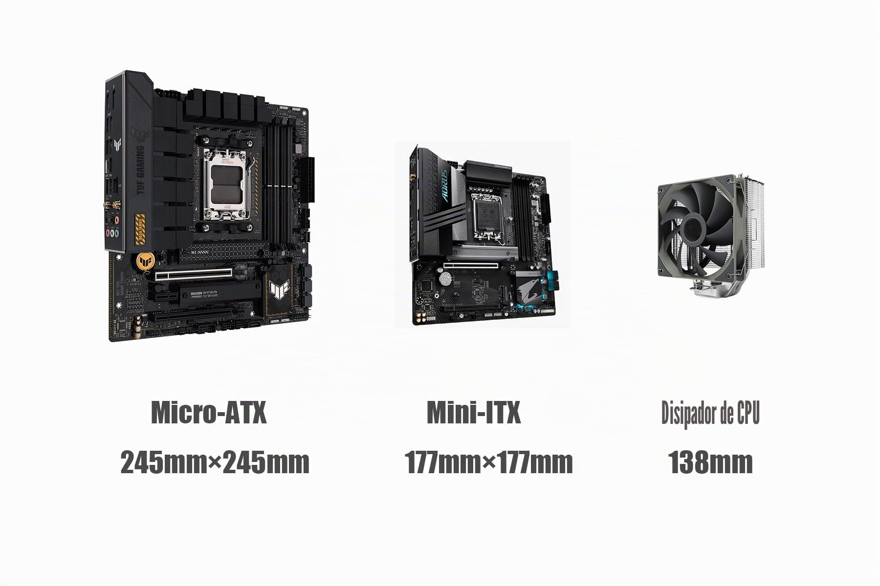 V500 Mini caja de ordenador portátil M-ATX/ITX, Caja MINI-Tower, Caja de escritorio de acrílico transparente de lado completo DIY con asa, compatible con tamaño de GPU de 320 mm (Negro-2.0)