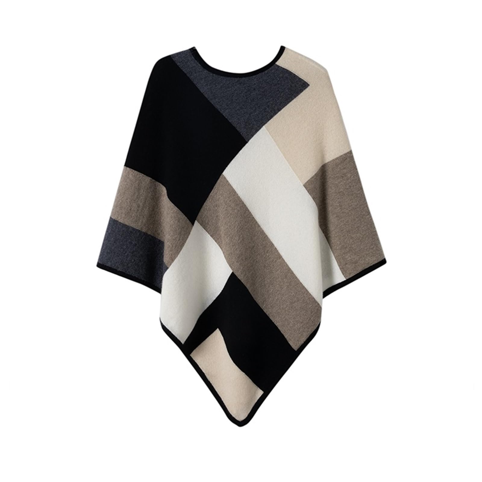 Coprispalle Scialle in morbida pashmina da donna, caldo e invernale, in cashmere, con motivi geometrici Sciarpa