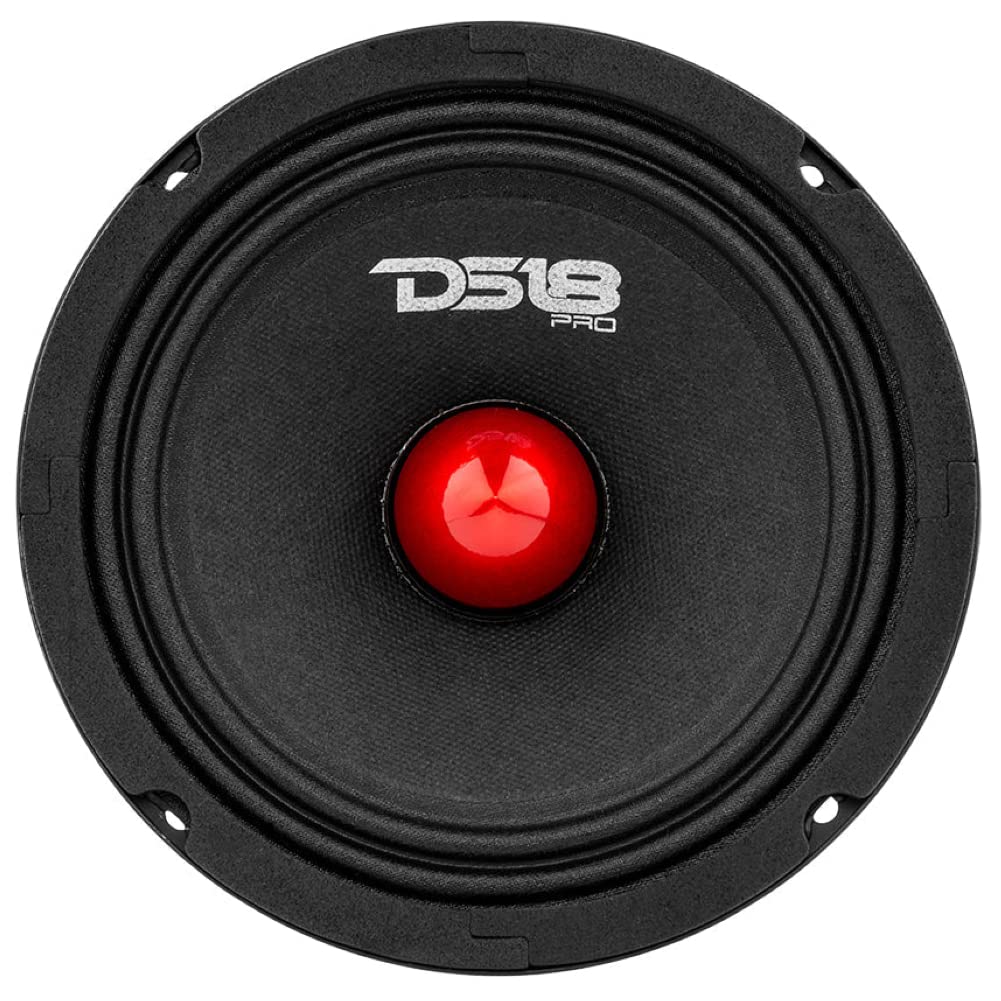 1 MIDRANGE Compatible con DS18 Pro-GM6.4B Altavoz de 16,5 cm 165 mm 6,5" de diámetro 140 Watt rms y 480 Watt MAX 4 Ohm sensibilidad 95 db + Sticker Gratis, 1 Pieza