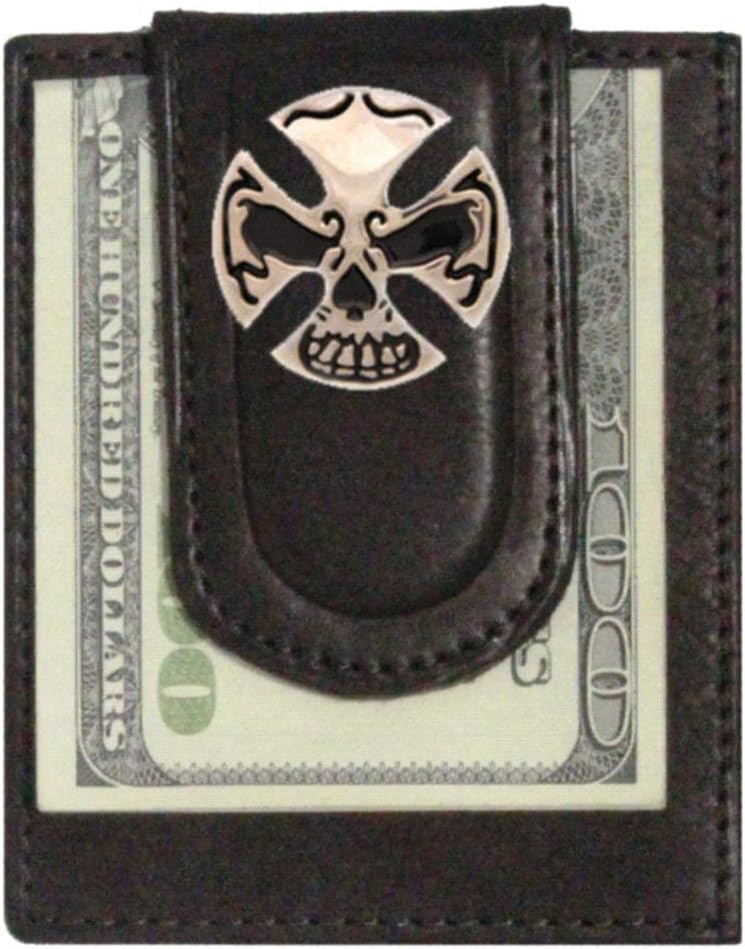 Custom Skull and Crossbones Paul and Taylor Money Clip Wallet