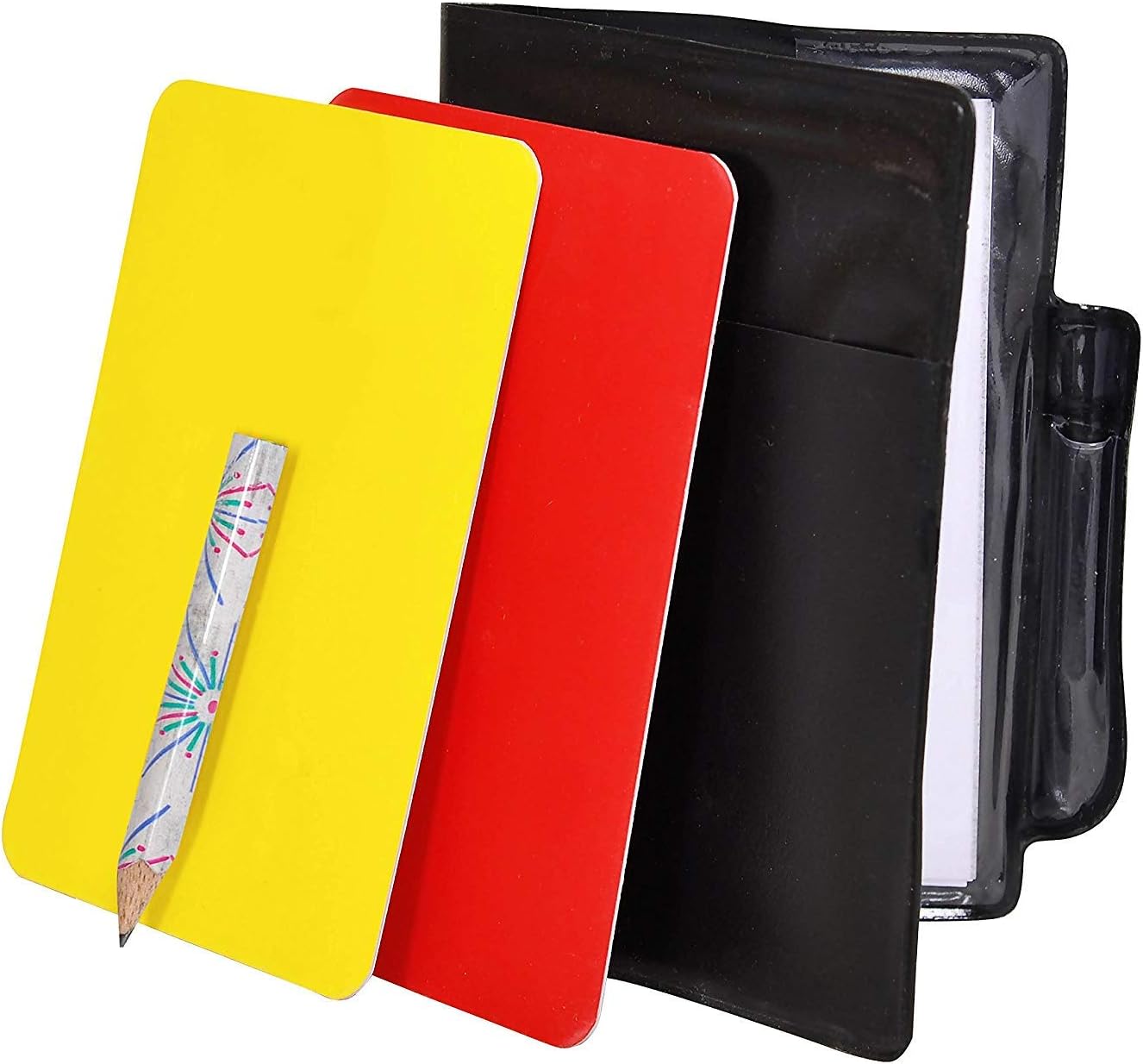 SAS SPORTS Football Referee Cards and Scorebook with Pencil for Soccer & Football