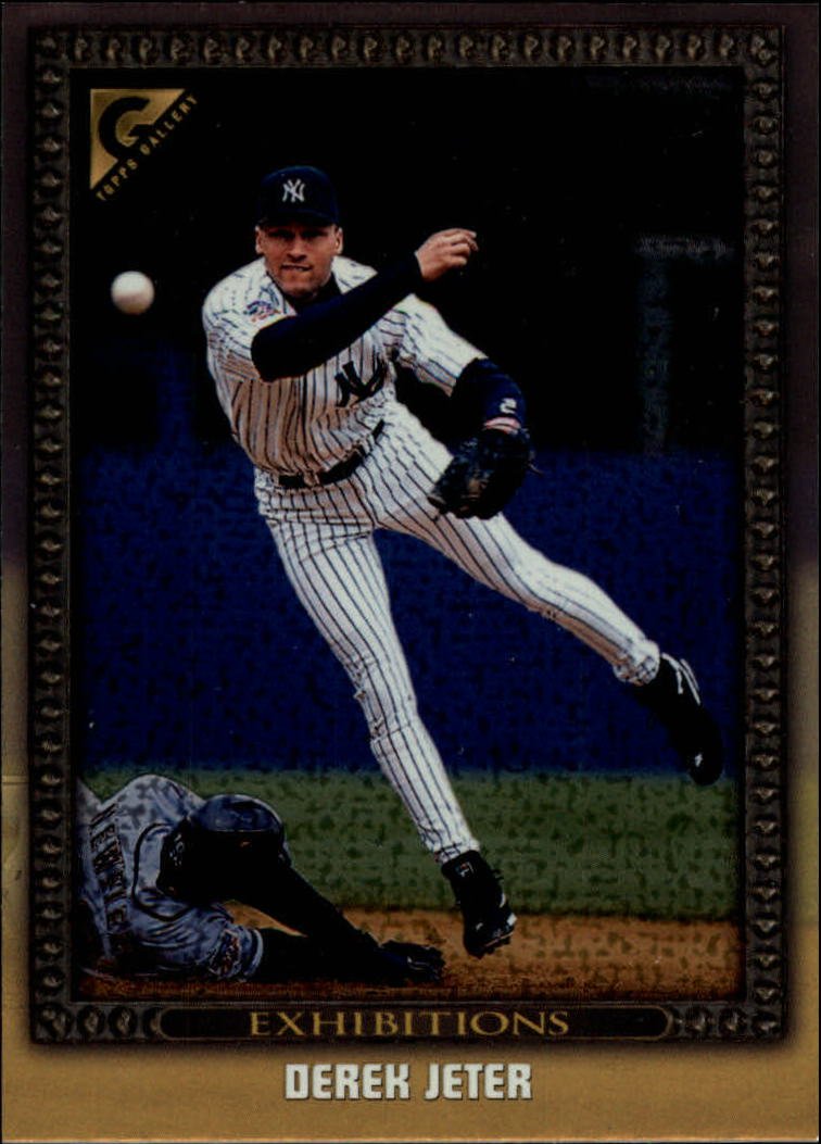1998 Topps Gallery Baseball Card #115 Derek Jeter
