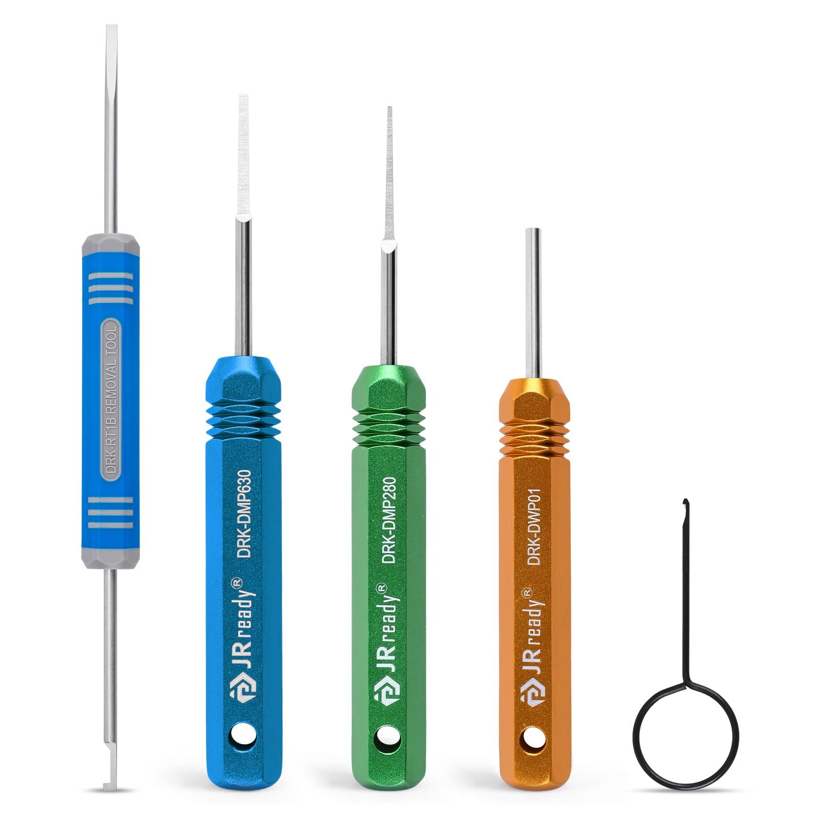 JRready ST5211-05 5PCS Auspinnwerkzeug Kit For Weather-Pack Metri-Pack Serie Steckverbinder Deutsch DT DTM DTV DRB DRCP Und Strike Serie Stecker Trminals Tool Kit Einbeziehen DRK 785084 Amp 1.5mm