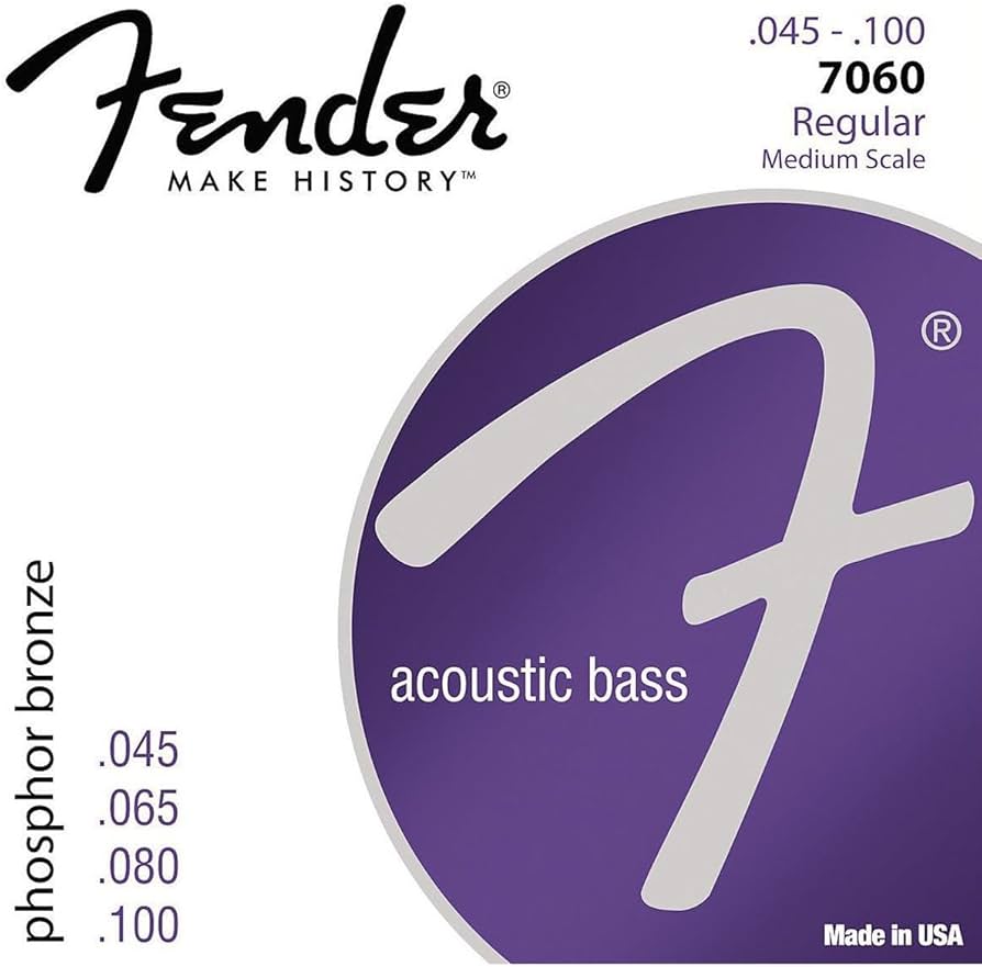 Amazon.co.jp: Fender アコースティックベース弦 7060 Acoustic Bass