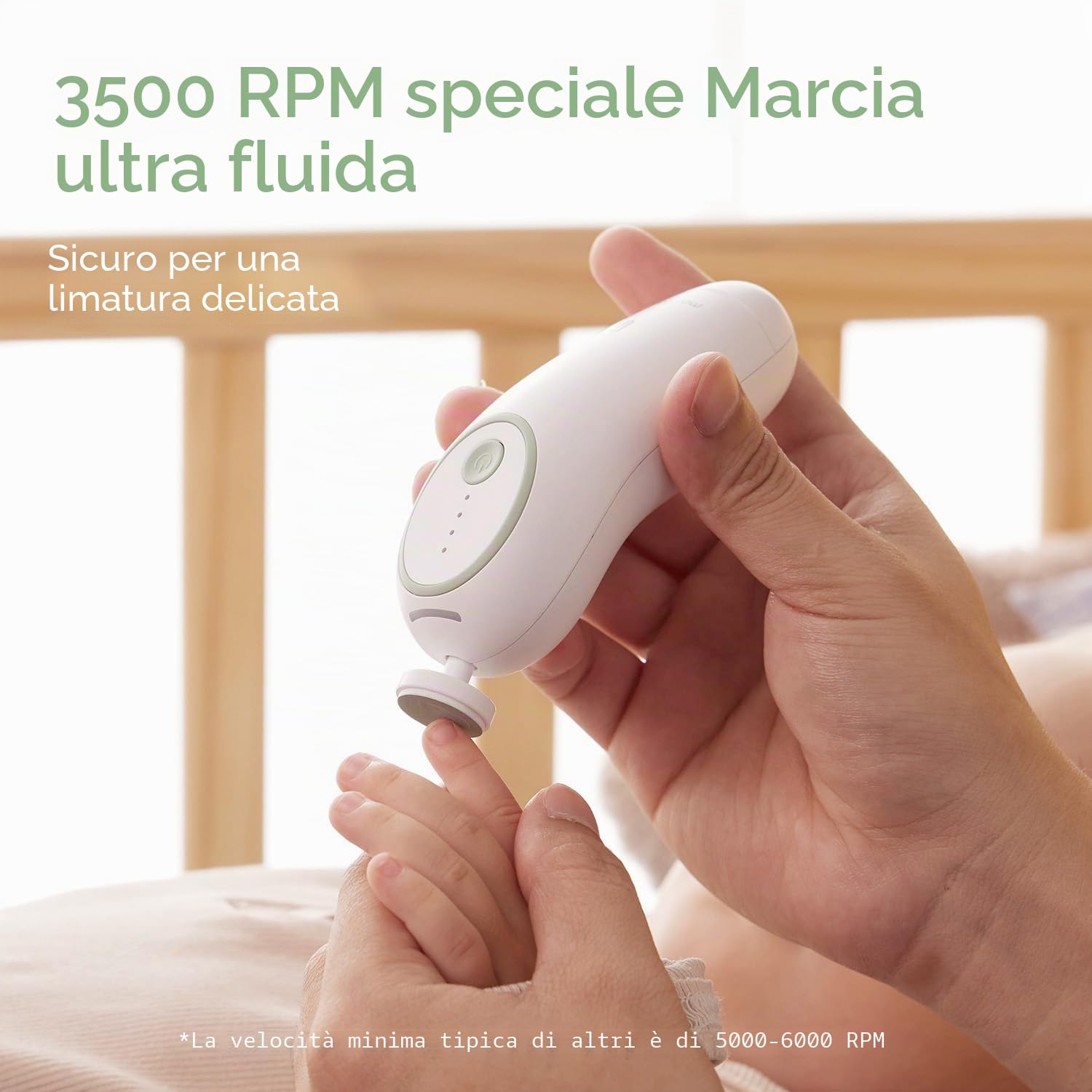 Momcozy Rumore Bianco Portatile & Elettrica Lima Unghie