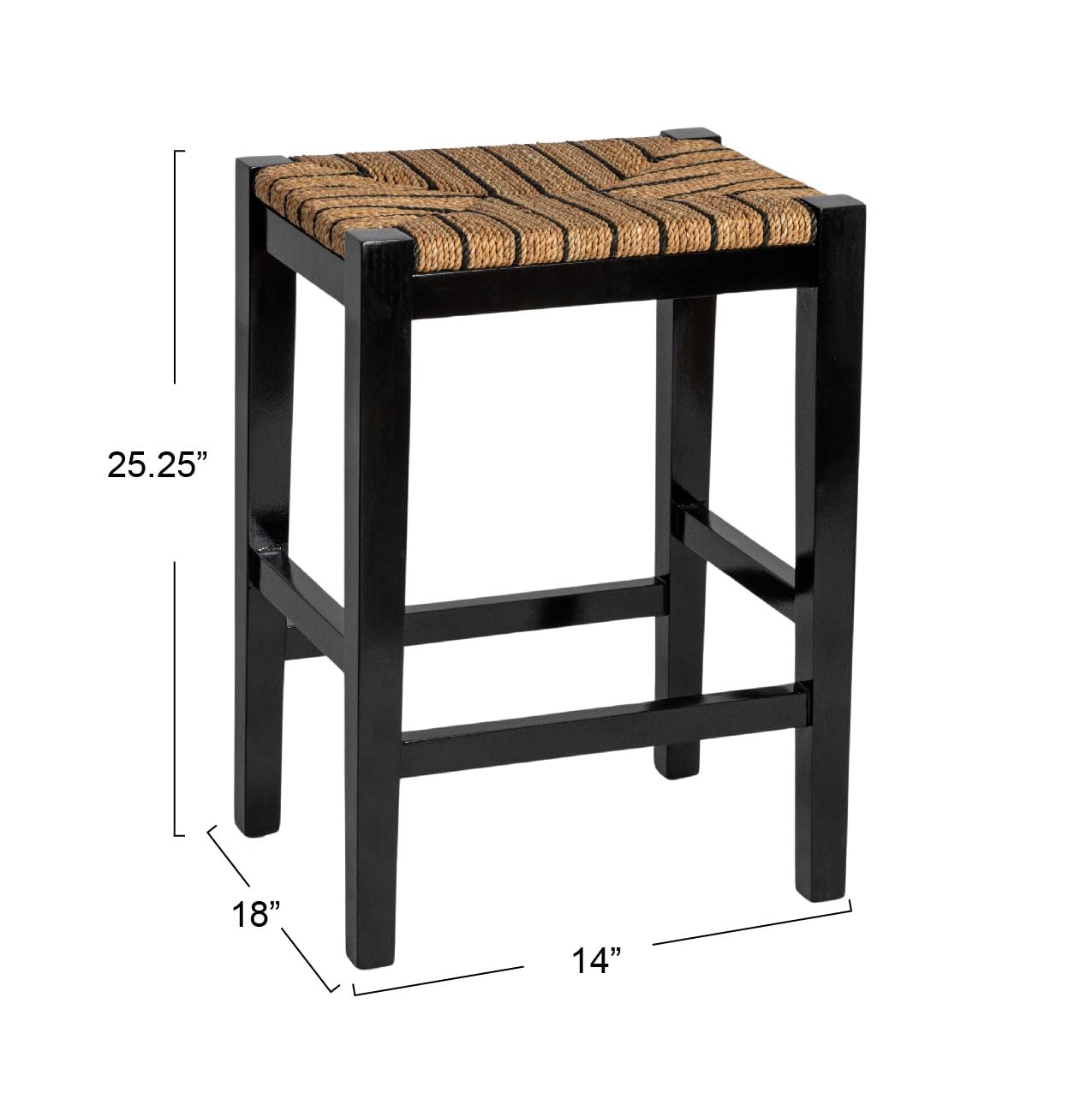 Amazon.com: Creative Co-Op Willowbrook Solid Wood and Natural