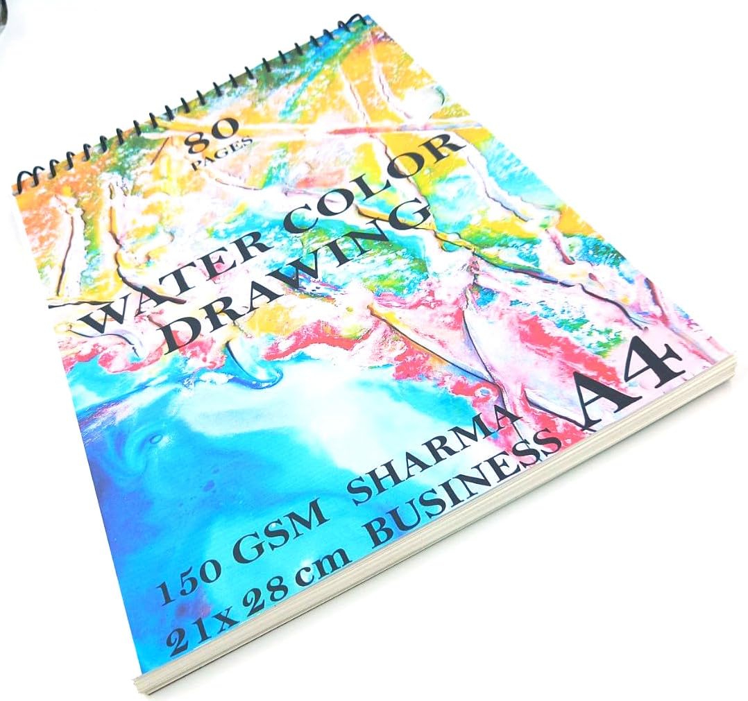 KRASHTIC Sketch Book A4 for Artsits Pack of 1, 150 GSM Thick Paper for Drawing Painting and Sketching (B0CFQV3NGB) Amazon Price History, Amazon Price Tracker