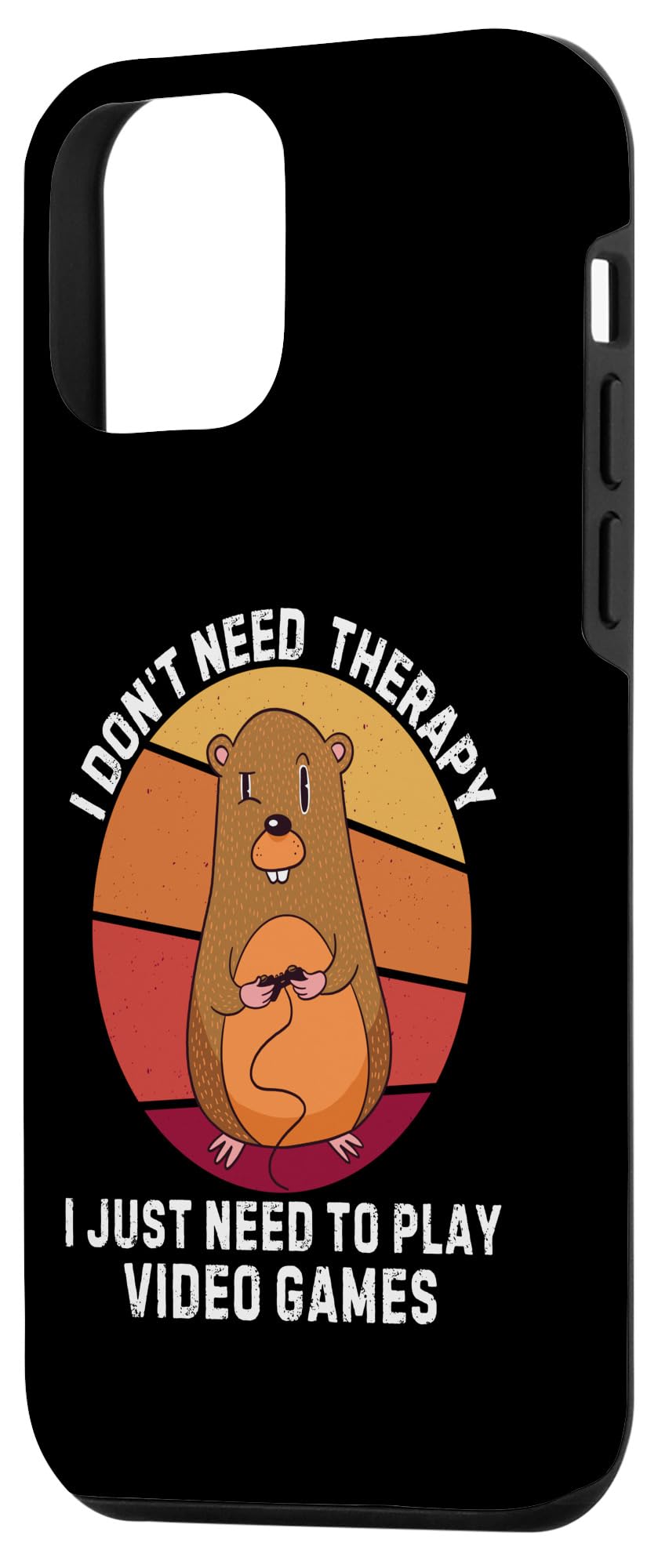 iPhone 12 mini Gopher I Don't Need Therapy I Just Need To Play Video Games Case - Image 2