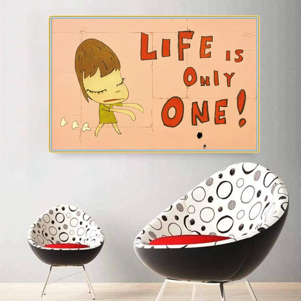 奈良美智 版画 life is only one! ED50 4K Yoshitomo Nara 