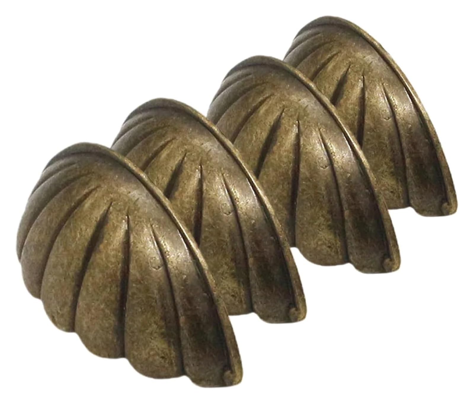 Fagoritime One Color Vintage Shell Cup Pull Handles, Shell Cup Handle Knobs For Cabinets Drawers Doors