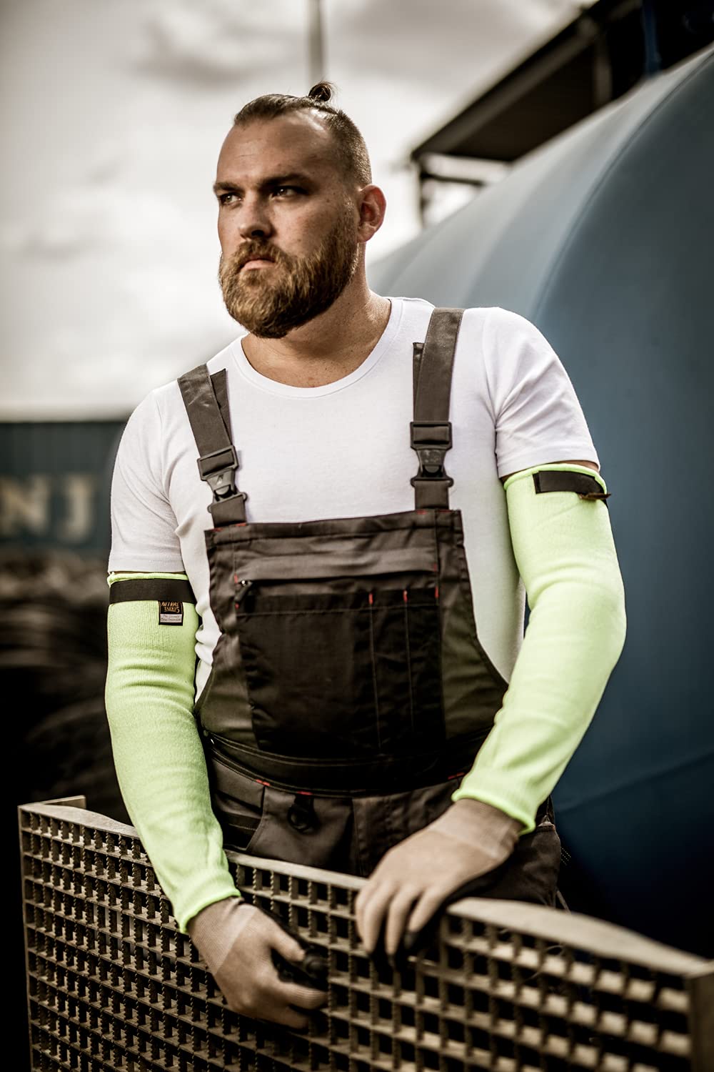 NITRAS 6655 STEEL - Gants de travail résistant aux coupures et aux coups de couteau - EN 388 - brun/noir - 09/L