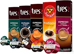 50 Cápsulas Três Corações, Café