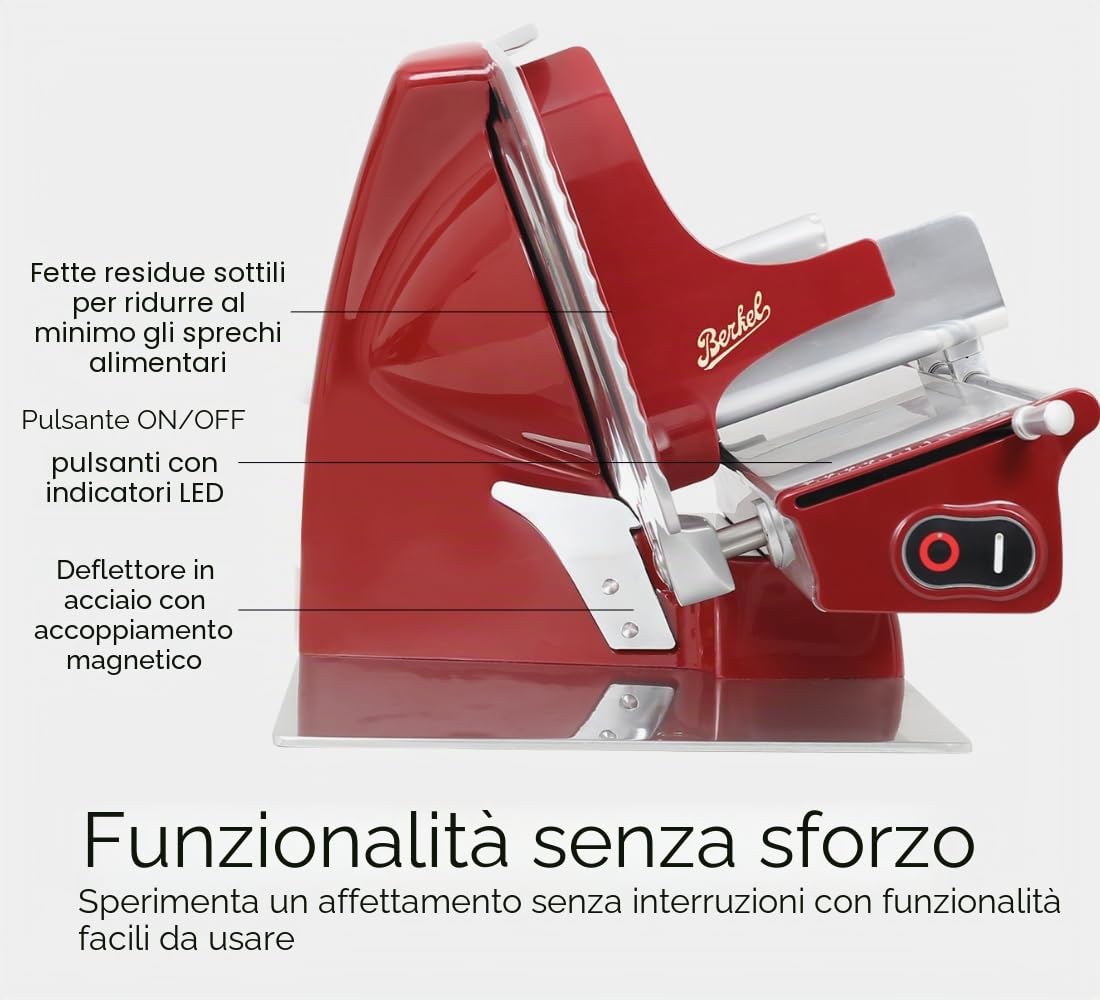 Berkel - Affettatrice Home Line 250 - Rossa