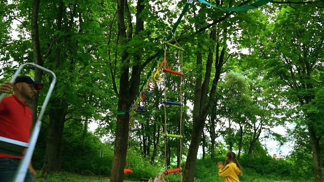 Amazon.com: Ninja Slackline Backyard Obstacle Training Course