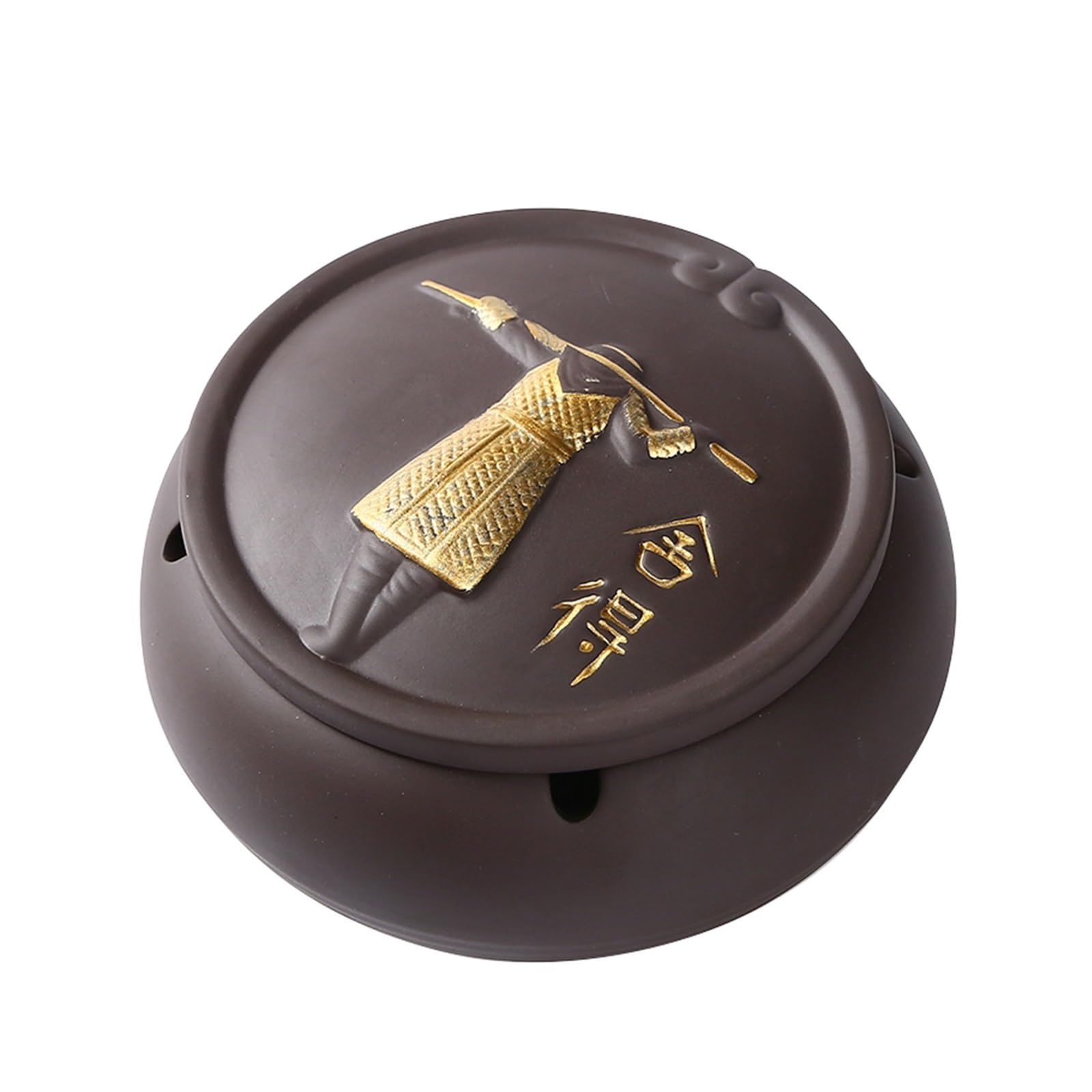 Porte-cendres pour fumeurs avec couvercle cendrier décoratif idée cadeau bureau