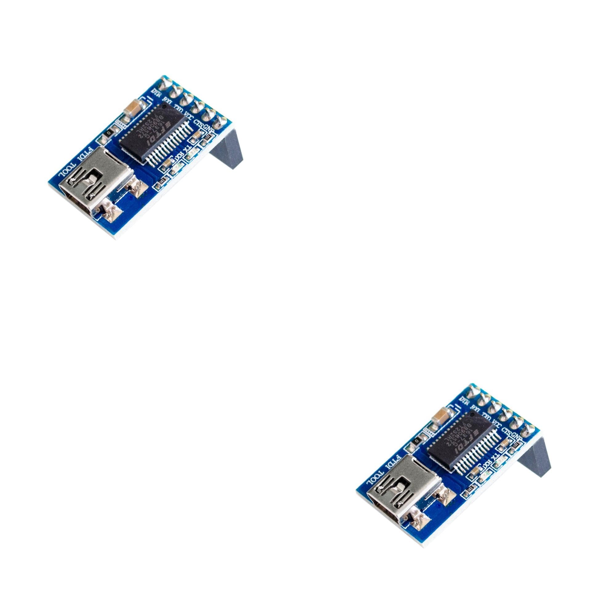 (2 pc) FlyRobo TTL FTDI Transmitter USB for 3.3V/5V Dual power FT232RL MWC Programmer-image-46