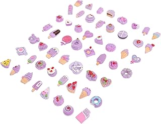 Amosfun 100 Pçs Acessórios Para Capa De Celular Resina Artesanato Joias Acessórios Doces Decoração Flatback Contas De Sobremesa Faça Você Mesmo Pingentes Pingentes De Sorvete